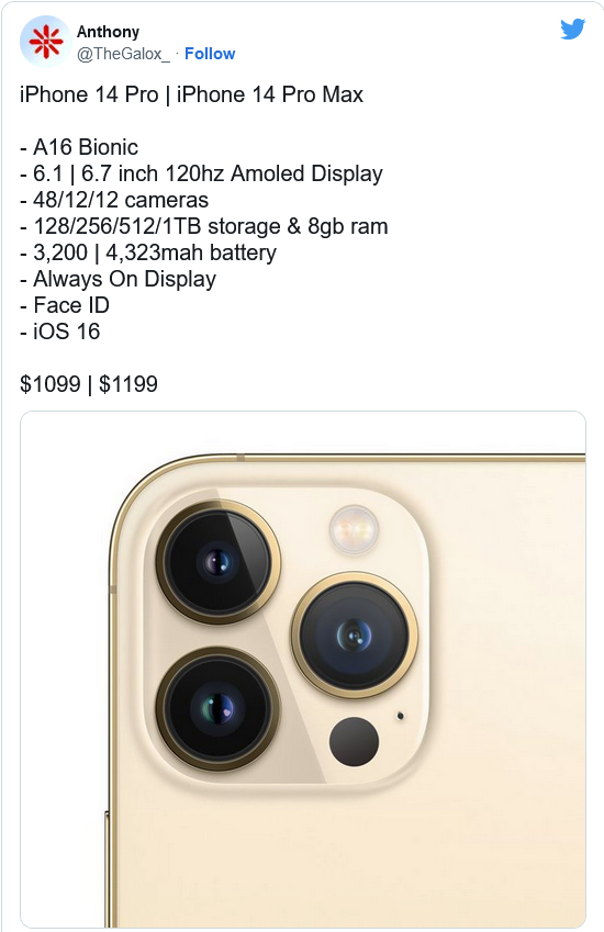 陆良苹果14维修分享iPhone 14全系涨价 