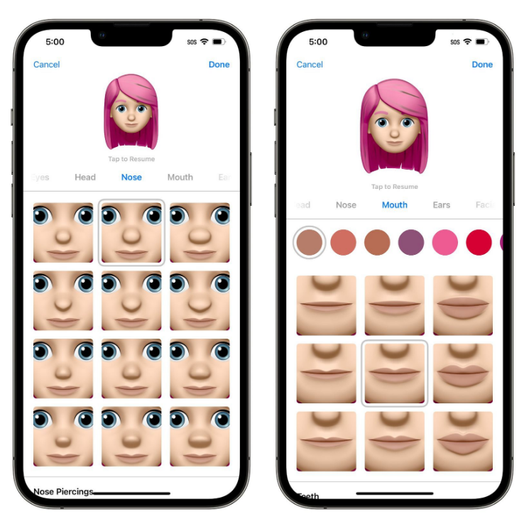 陆良苹果手机维修分享​iOS 16中的拟我表情有了哪些变化和升级 