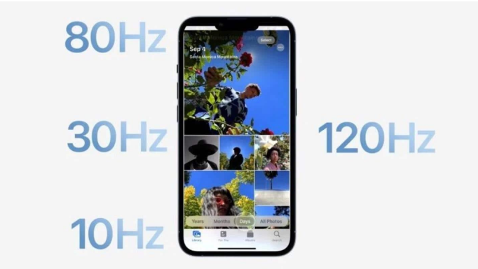 陆良苹果14维修分享iPhone 14有高刷吗 